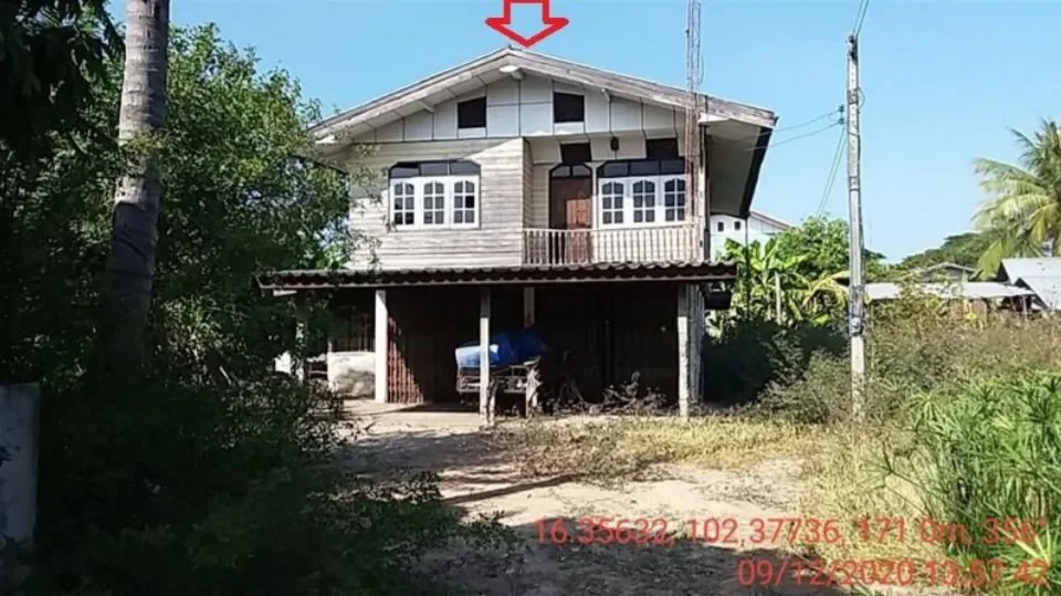บ้านครึ่งตึกครึ่งไม้ ชุมชนบ้านเต่า บ้านแท่น-ชัยภูมิ