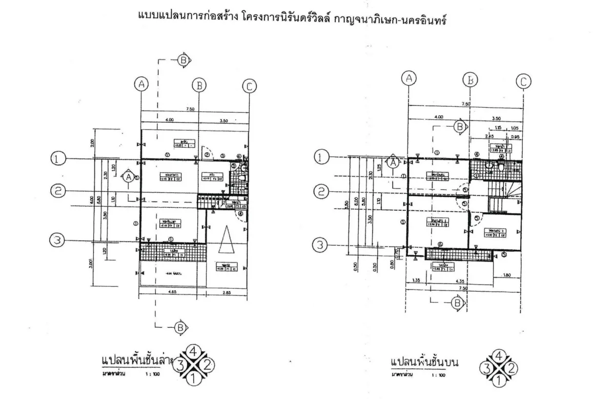 ทาวน์เฮ้าส์ โครงการ นิรันดร์วิลล์ กาญจนาภิเษก-นครอินทร์ นนทบุรี