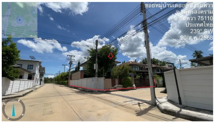 บ้านเดี่ยว โครงการ The Sense Amphawa สมุทรสงคราม