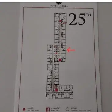 ห้องชุด นอตติ้ง ฮิลล์สุขุมวิท พรกษา [ชั้น 25 อาคาร A] รูปที่ 2