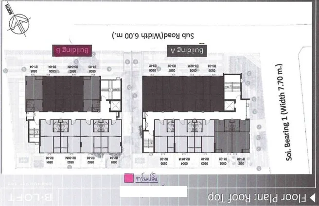 ห้องชุด บี ลอฟท์ สุขุมวิท 107 บี [ชั้น 3]