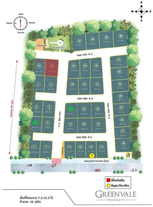 บ้านเดี่ยว โครงการ กรีนเวลล์ เวสต์เกต นนทบุรี