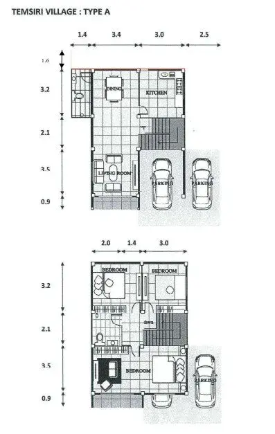 บ้านแฝด โครงการ เต็มสิริ วิลเลจ กรุงเทพมหานคร รูปที่ 4