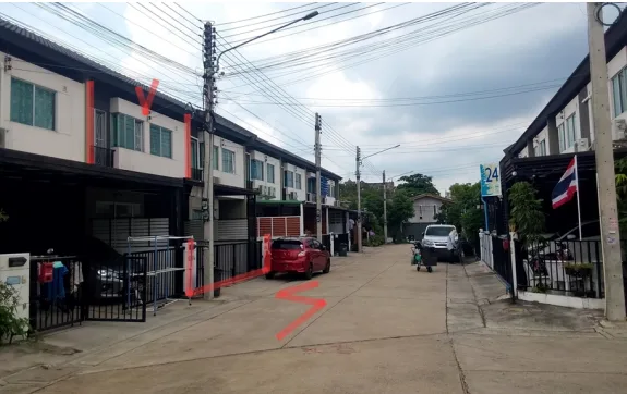 ทาวน์เฮ้าส์ โครงการ บ้านพฤกษา 144 รังสิต-บางพูน 3 ปทุมธานี