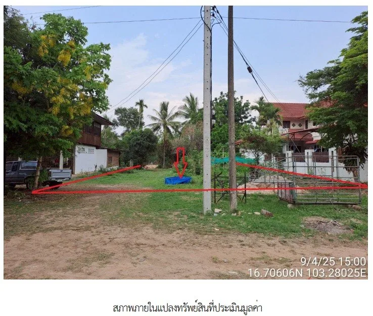 ที่ดินว่างเปล่า บ้านโคกเครือ กาฬสินธุ์