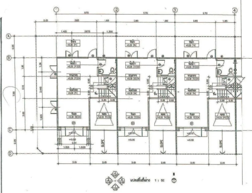 ทาวน์เฮ้าส์ โครงการ บ้านพฤกษา 64/1 ปทุมธานี