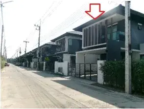 บ้านแฝด โครงการ ปาล์ม พาร์ค แอท เอ็นซีออนกรีน วงแหวน ลำลูุุ ปทุมธานี รูปที่ 2
