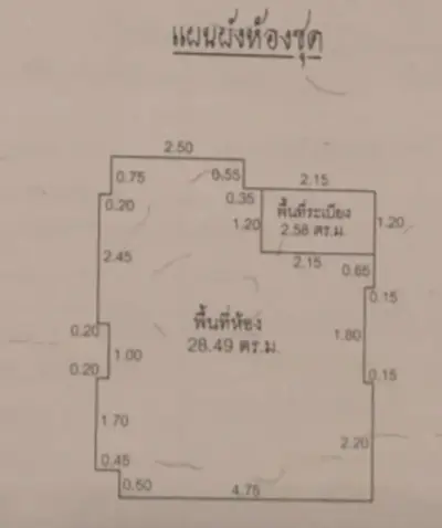 ห้องชุด ยู ดีไลท์ รัตนาธิเบศร์ [ชั้น 16] รูปที่ 3