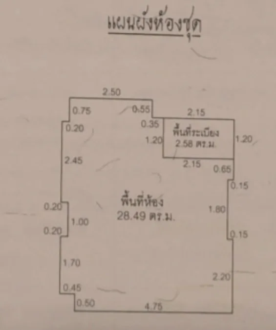 ห้องชุด ยู ดีไลท์ รัตนาธิเบศร์ [ชั้น 16]