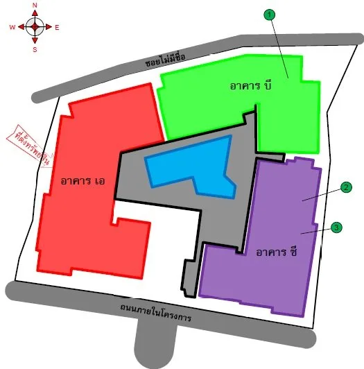 ห้องชุด เดอะพิกเซล เคป พันวา [ชั้น 2 อาคาร A]