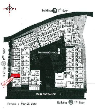 ห้องชุด เดอะพิกเซล เคป พันวา [ชั้น 2 อาคาร A]