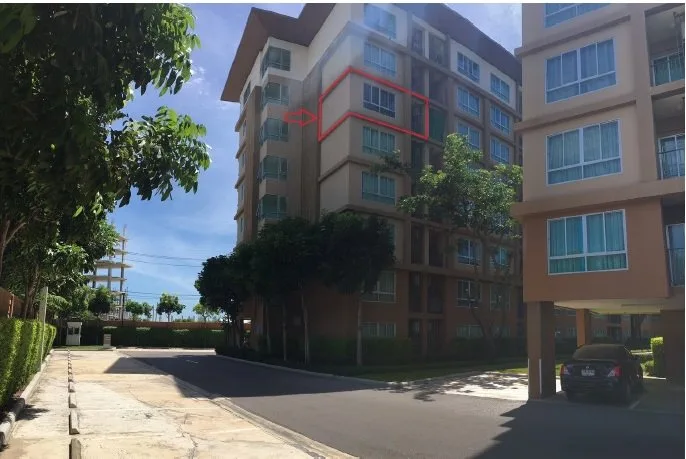 ห้องชุด บ้านทิวลม ชะอำ [ชั้น 6 อาคาร D]