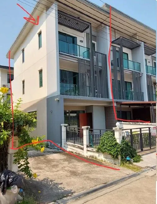 ทาวน์เฮ้าส์ ทาวน์อเวนิว เมิร์จ รัตนาธิเบศร์ บางบัวทอง-นนทบุรี