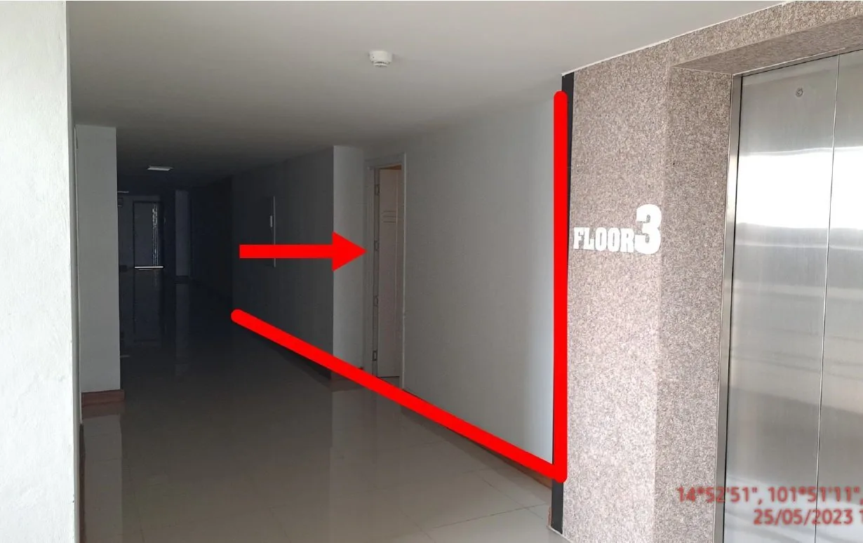 ห้องชุด พี.เอ็ม.คอนโดมิเนียม 2 [ชั้น 3]
