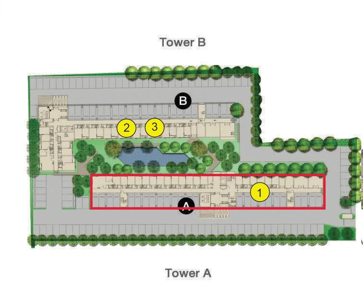 ห้องชุด เฟรช คอนโดมิเนียม [ชั้น 3 อาคาร A]
