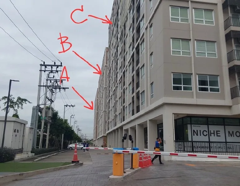 ห้องชุด นิช โมโน สุขุมวิท-ปู่เจ้า [ชั้น 6 อาคาร A]