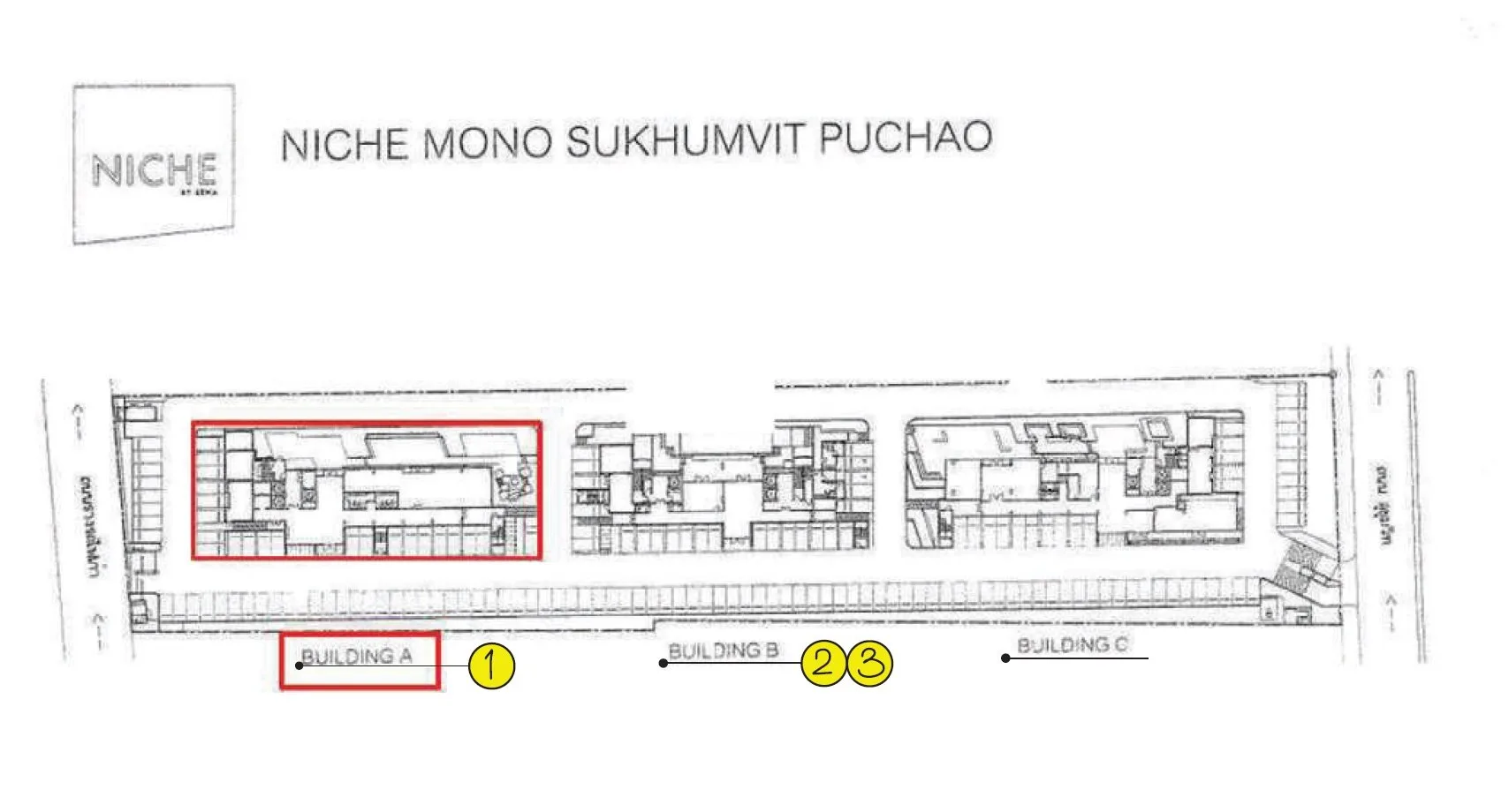 ห้องชุด นิช โมโน สุขุมวิท-ปู่เจ้า [ชั้น 6 อาคาร A]