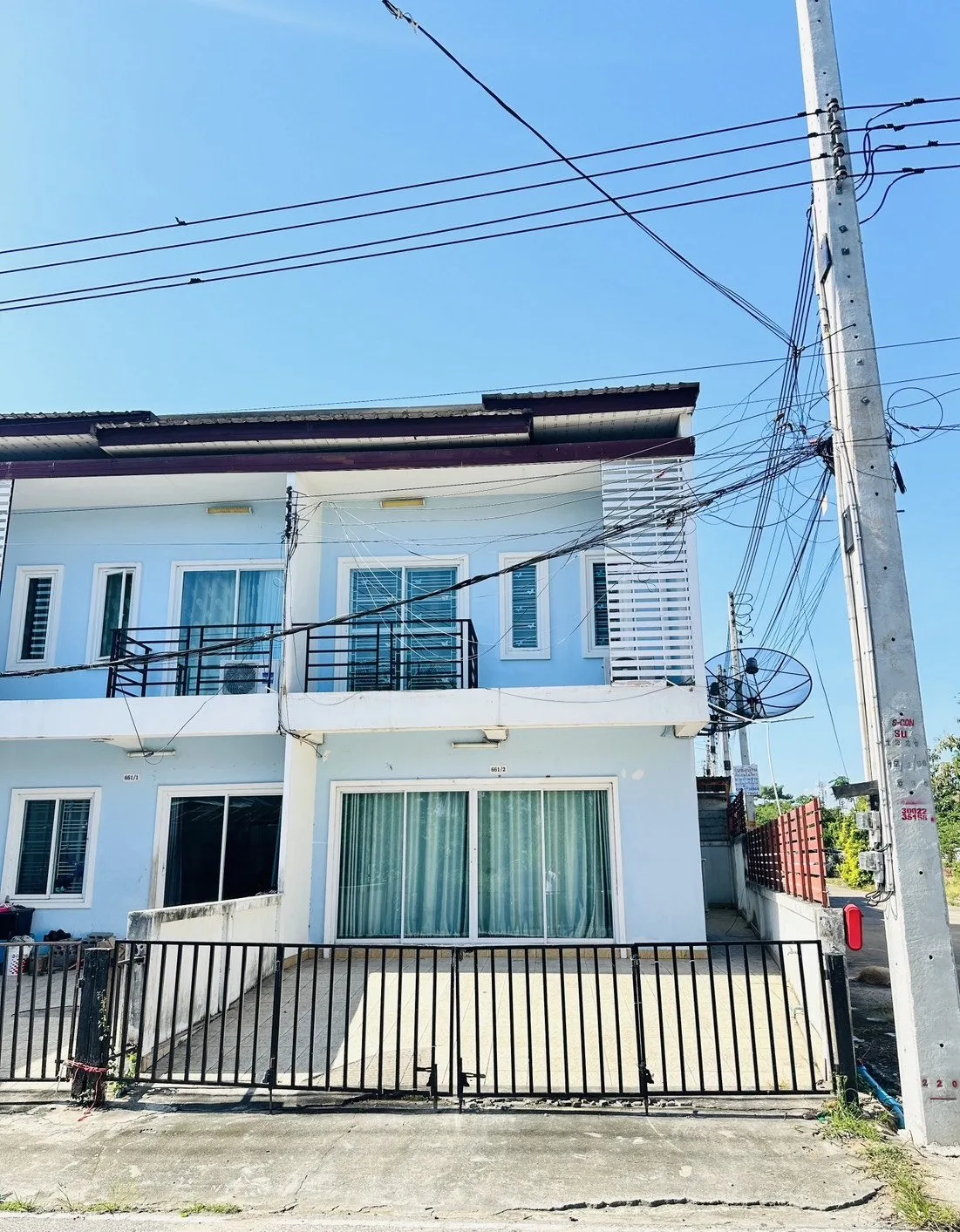 ทาวน์เฮ้าส์ บ้านฟ้าใส ปลวกแดง-ระยอง