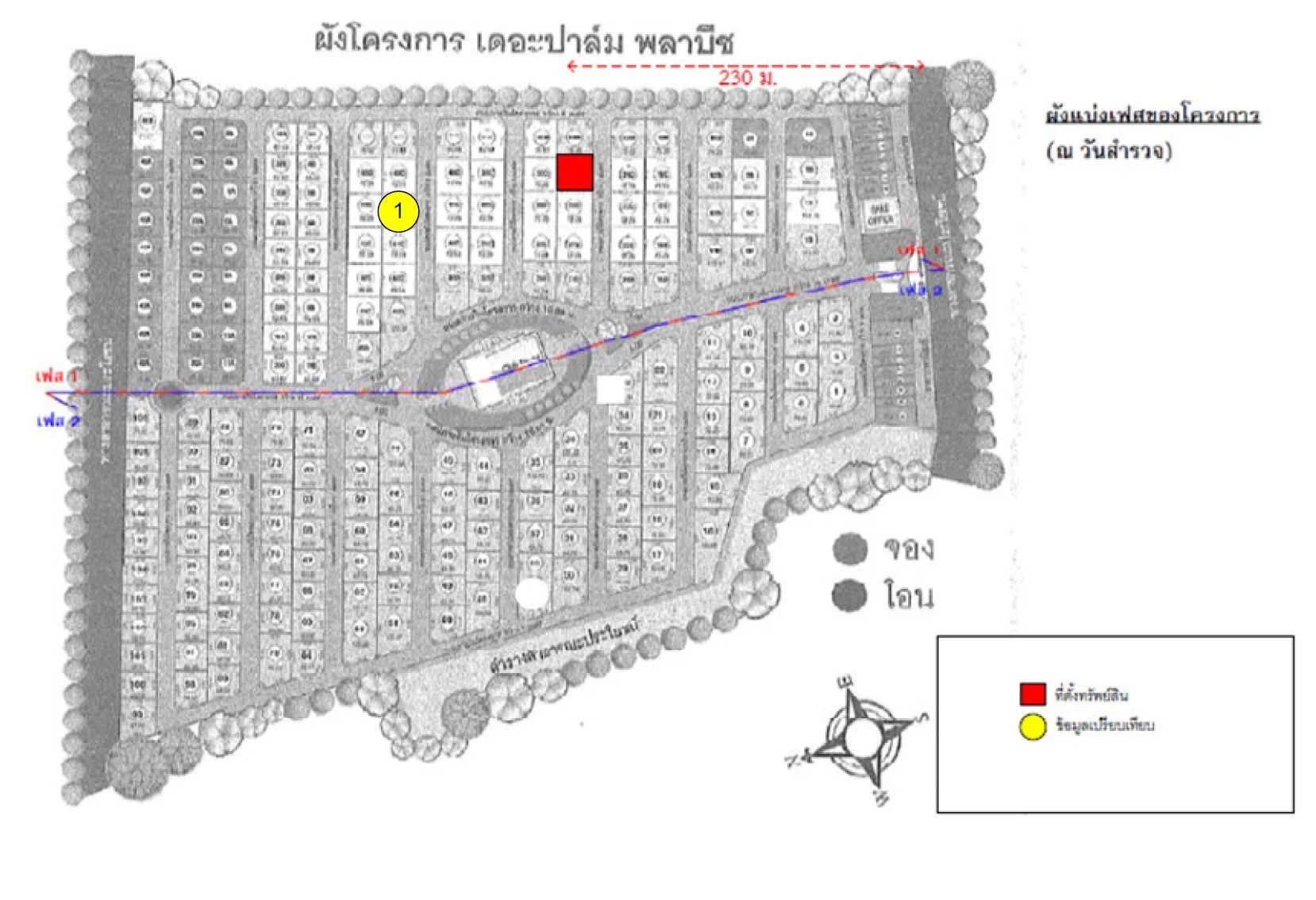 บ้านเดี่ยว เดอะปาล์ม พลาบีช บ้านฉาง-ระยอง
