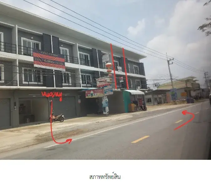 อาคารพาณิชย์ โครงการ อาคารพาณิชย์ (หนองแค-ตลาดคลอง 5) สระบุรี