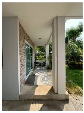 บ้านเดี่ยว โครงการ นันทวัน อุทยาน-อักษะ นครปฐม