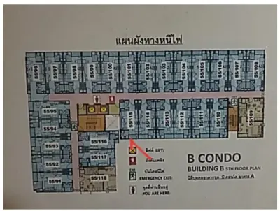 ห้องชุด โครงการ บี คอนโด สมุทรปราการ รูปที่ 3