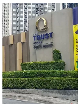 ห้องชุด โครงการ เดอะทรัสต์ คอนโด แอท บีทีเอส เอราวัณ สมุทรปราการ