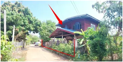 บ้านครึ่งตึกครึ่งไม้ โครงการ บ้านนาแสงสาคร บึงกาฬ รูปที่ 2