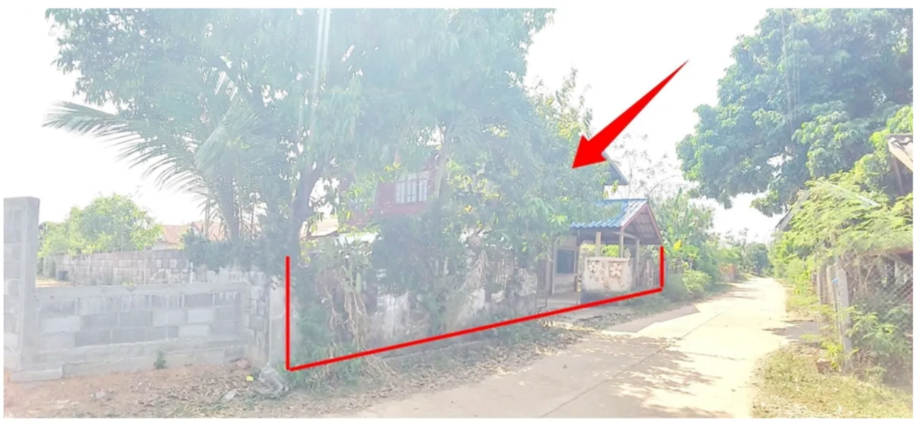 บ้านครึ่งตึกครึ่งไม้ โครงการ บ้านนาแสงสาคร บึงกาฬ