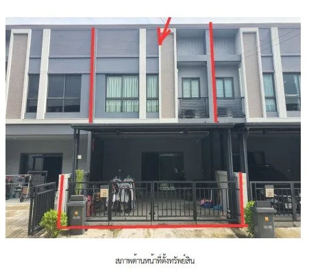 ทาวน์เฮ้าส์ โครงการ วีคอมพาวด์ติวานนท์ - รังสิต ปทุมธานี