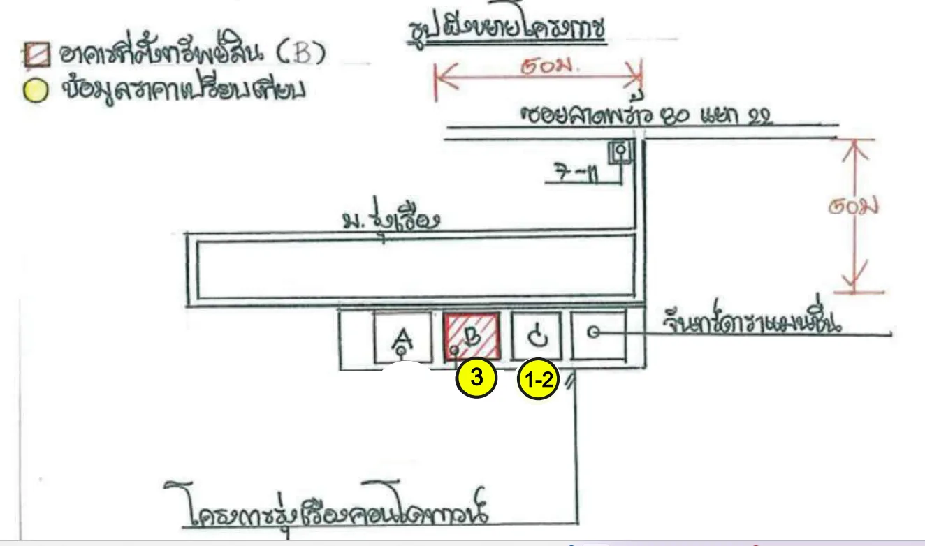 ห้องชุด โครงการ รุ่งเรืองคอนโดทาวน์ กรุงเทพมหานคร